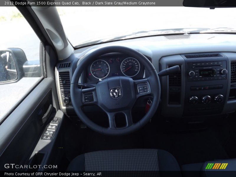 Black / Dark Slate Gray/Medium Graystone 2012 Dodge Ram 1500 Express Quad Cab