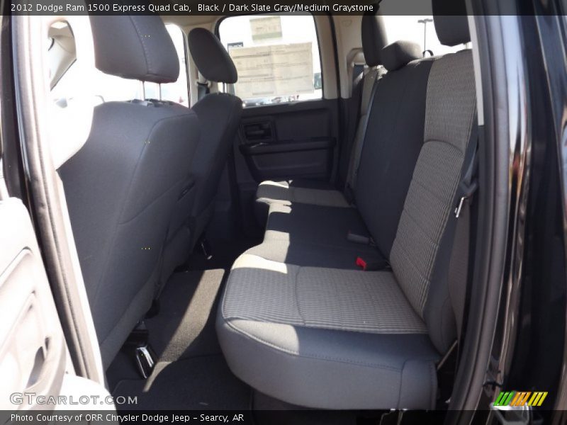 Black / Dark Slate Gray/Medium Graystone 2012 Dodge Ram 1500 Express Quad Cab