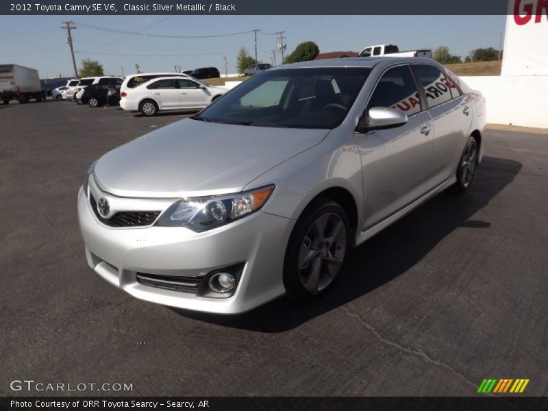 Classic Silver Metallic / Black 2012 Toyota Camry SE V6