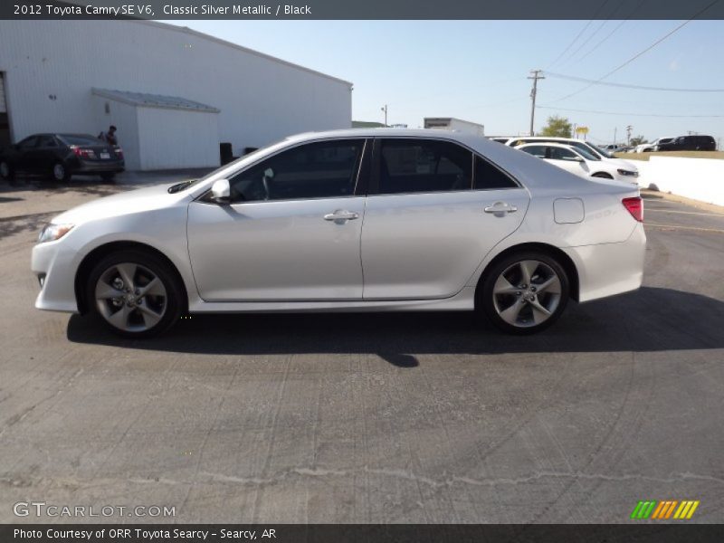 Classic Silver Metallic / Black 2012 Toyota Camry SE V6