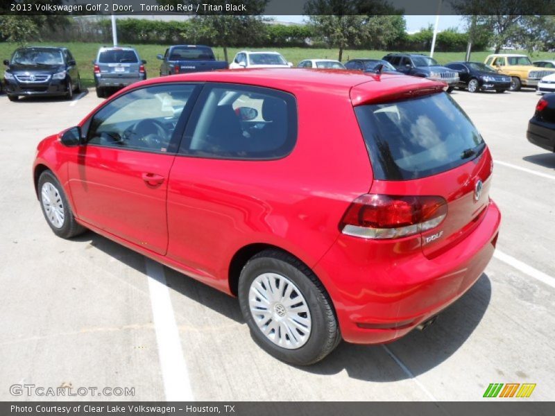 Tornado Red / Titan Black 2013 Volkswagen Golf 2 Door