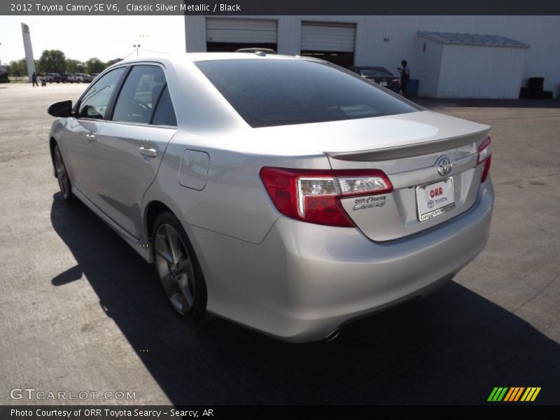 Classic Silver Metallic / Black 2012 Toyota Camry SE V6