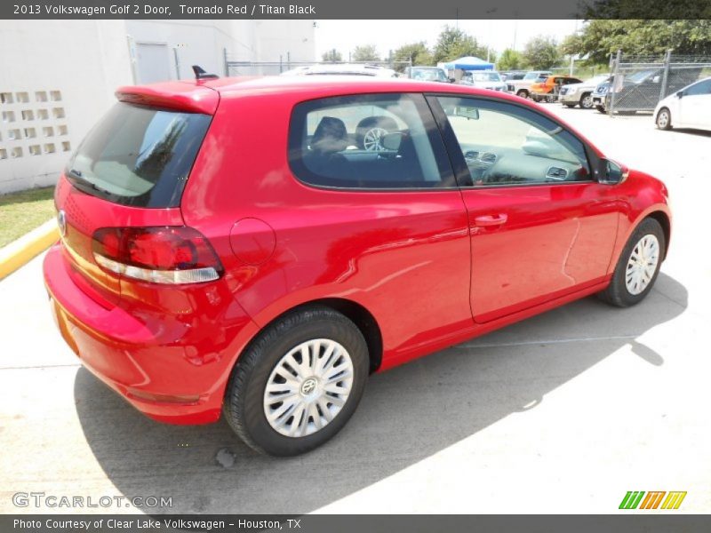 Tornado Red / Titan Black 2013 Volkswagen Golf 2 Door