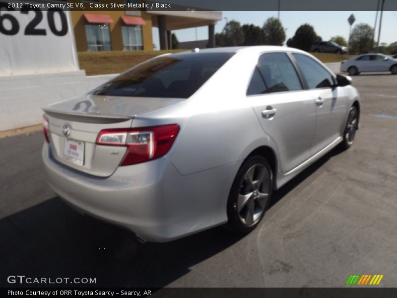 Classic Silver Metallic / Black 2012 Toyota Camry SE V6
