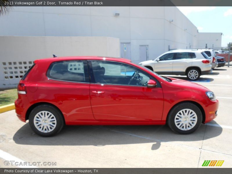 Tornado Red / Titan Black 2013 Volkswagen Golf 2 Door