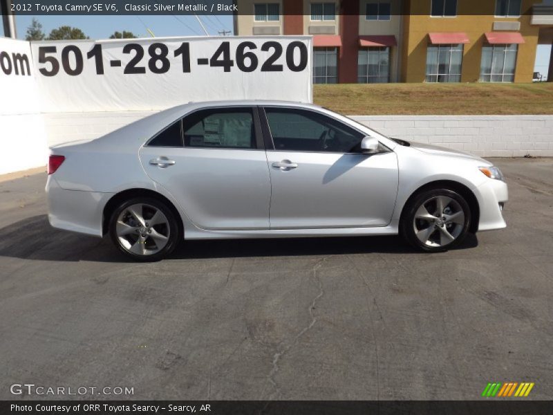 Classic Silver Metallic / Black 2012 Toyota Camry SE V6