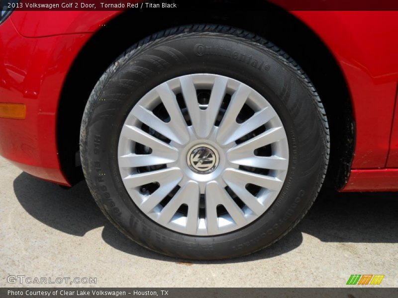 Tornado Red / Titan Black 2013 Volkswagen Golf 2 Door
