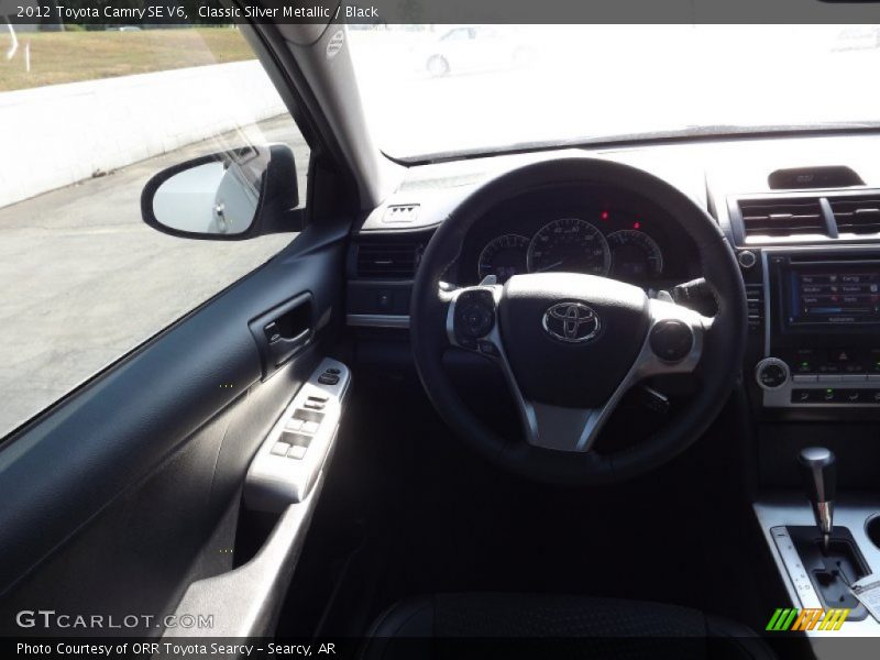 Classic Silver Metallic / Black 2012 Toyota Camry SE V6