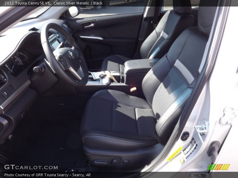 Classic Silver Metallic / Black 2012 Toyota Camry SE V6
