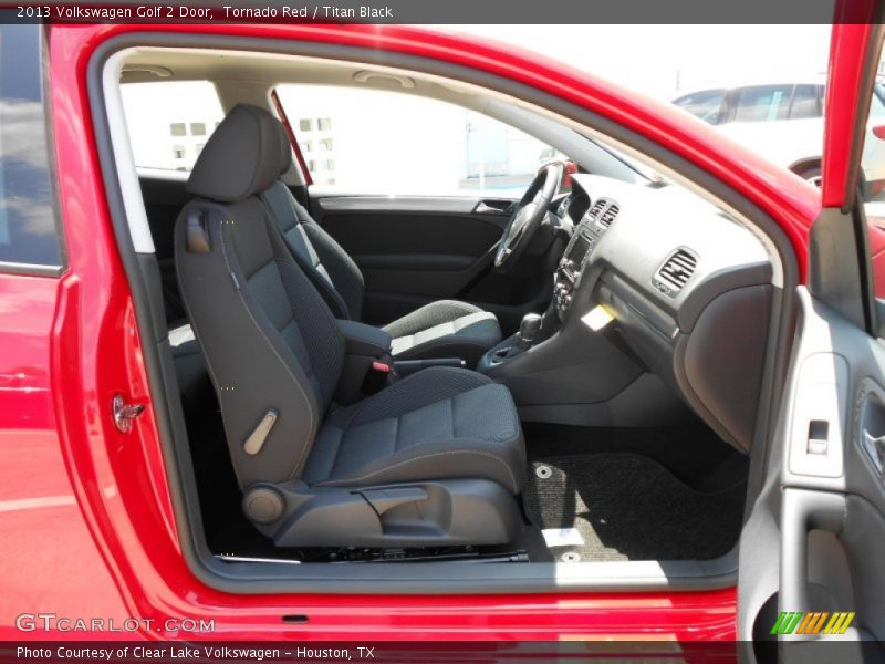 Tornado Red / Titan Black 2013 Volkswagen Golf 2 Door