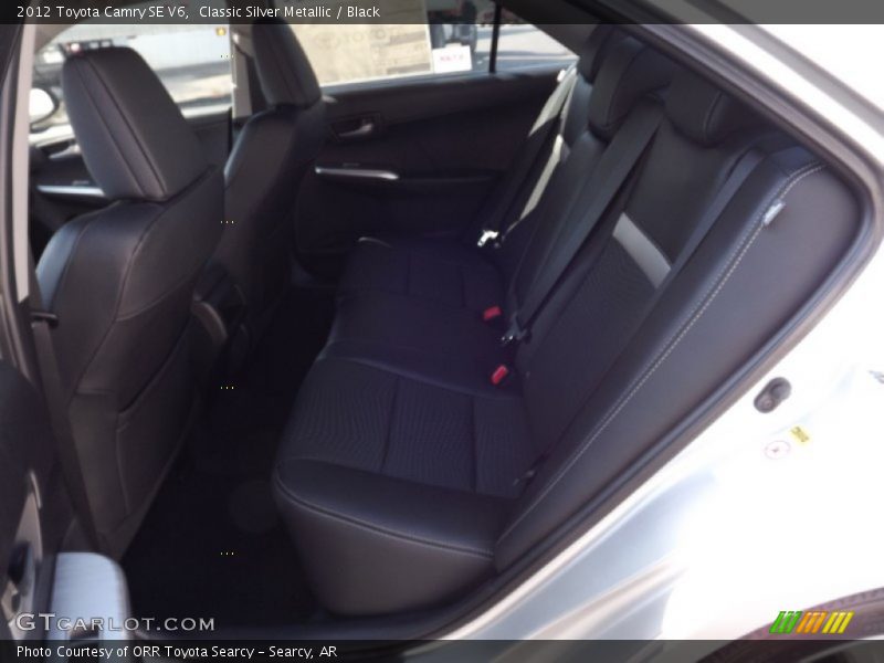 Classic Silver Metallic / Black 2012 Toyota Camry SE V6