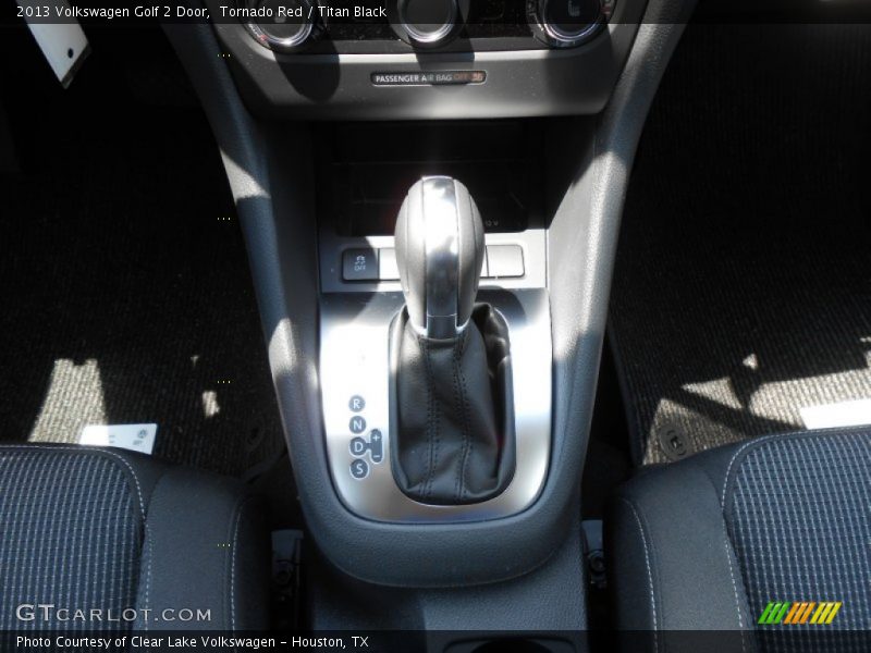 Tornado Red / Titan Black 2013 Volkswagen Golf 2 Door