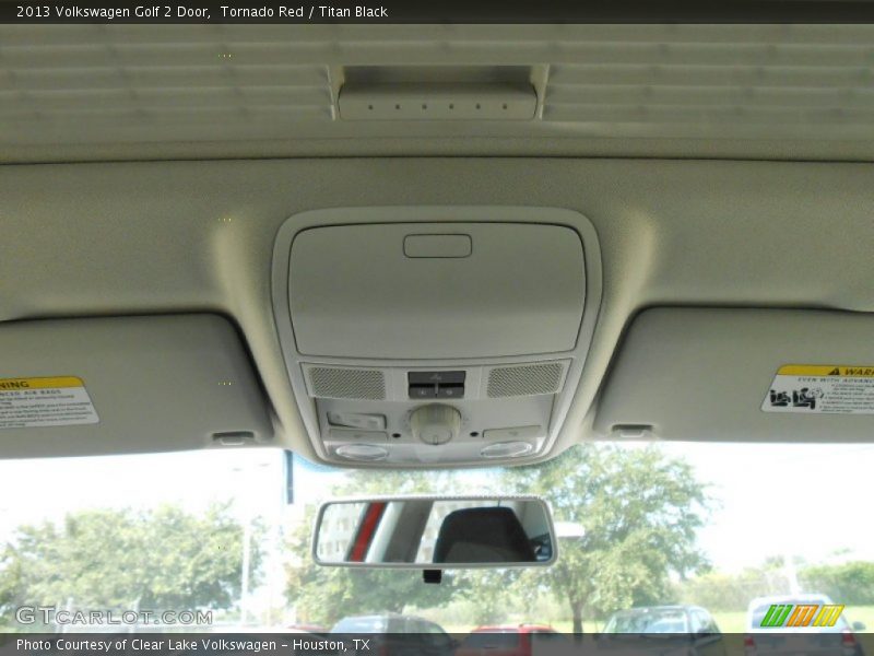 Tornado Red / Titan Black 2013 Volkswagen Golf 2 Door