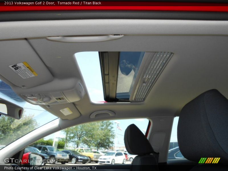 Tornado Red / Titan Black 2013 Volkswagen Golf 2 Door