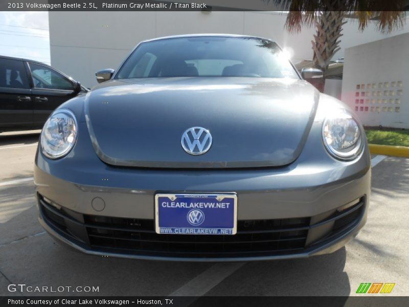 Platinum Gray Metallic / Titan Black 2013 Volkswagen Beetle 2.5L