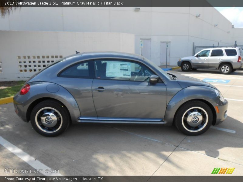 Platinum Gray Metallic / Titan Black 2013 Volkswagen Beetle 2.5L