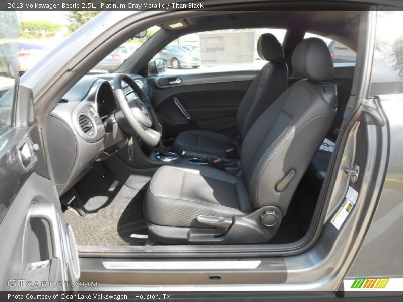 Platinum Gray Metallic / Titan Black 2013 Volkswagen Beetle 2.5L