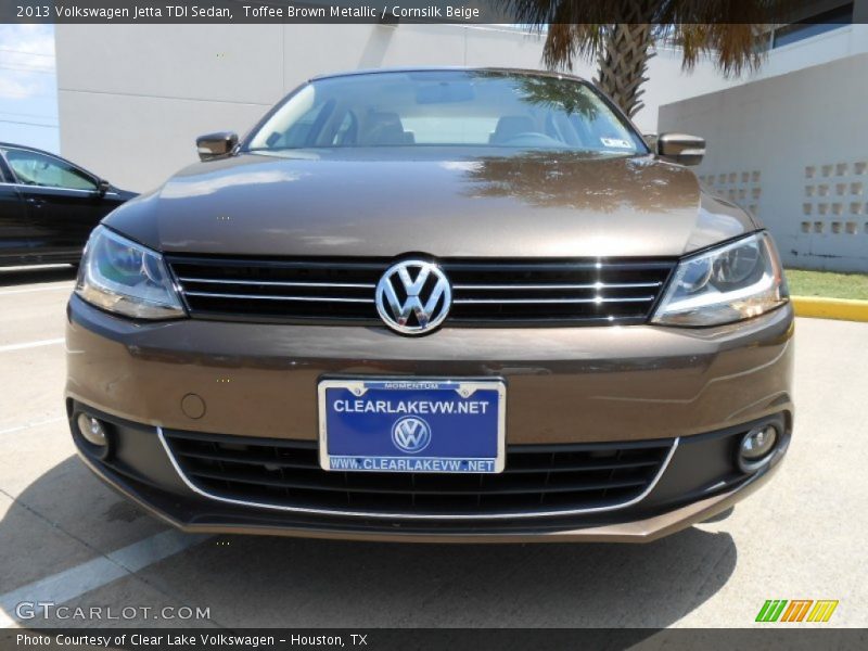 Toffee Brown Metallic / Cornsilk Beige 2013 Volkswagen Jetta TDI Sedan