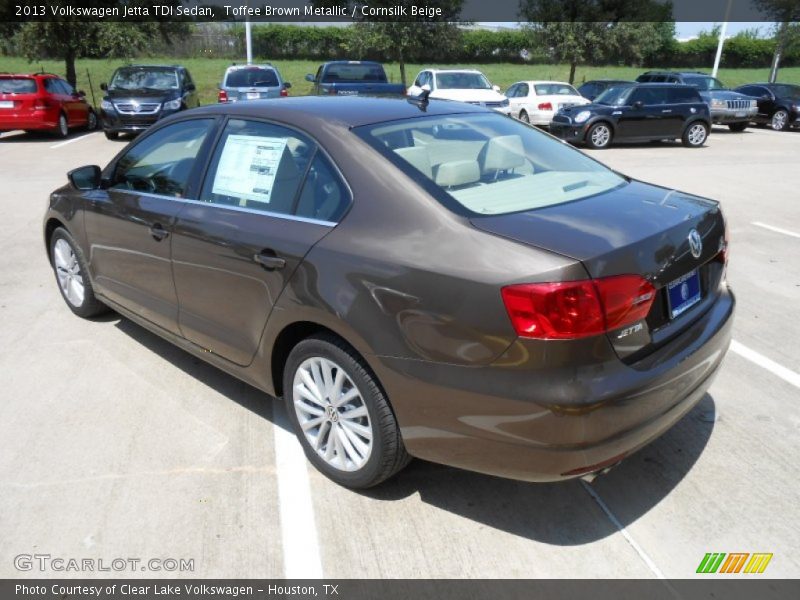 Toffee Brown Metallic / Cornsilk Beige 2013 Volkswagen Jetta TDI Sedan