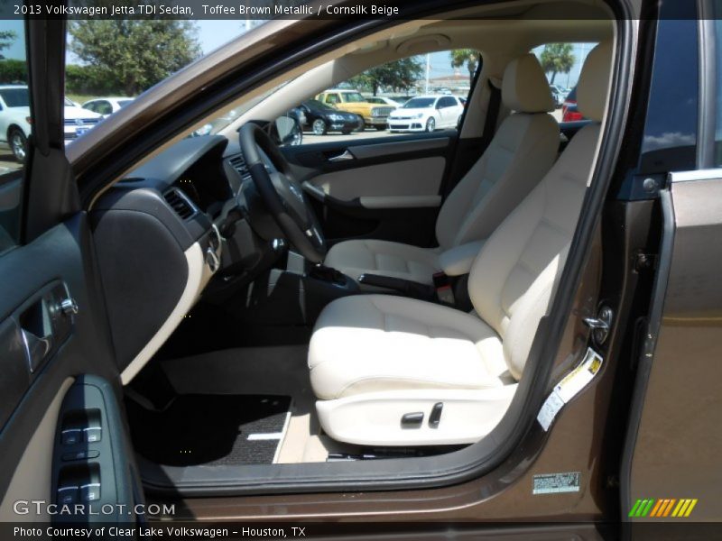 Toffee Brown Metallic / Cornsilk Beige 2013 Volkswagen Jetta TDI Sedan
