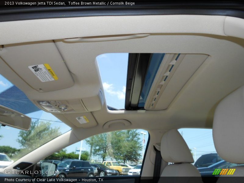 Toffee Brown Metallic / Cornsilk Beige 2013 Volkswagen Jetta TDI Sedan