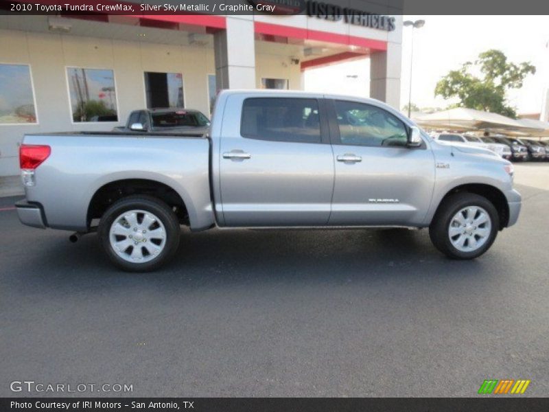 Silver Sky Metallic / Graphite Gray 2010 Toyota Tundra CrewMax