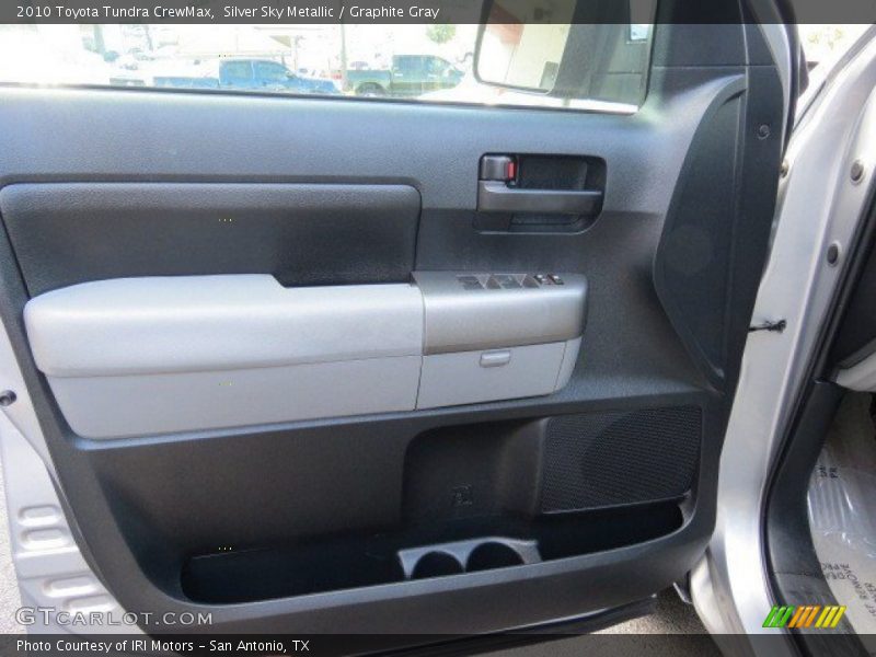 Silver Sky Metallic / Graphite Gray 2010 Toyota Tundra CrewMax
