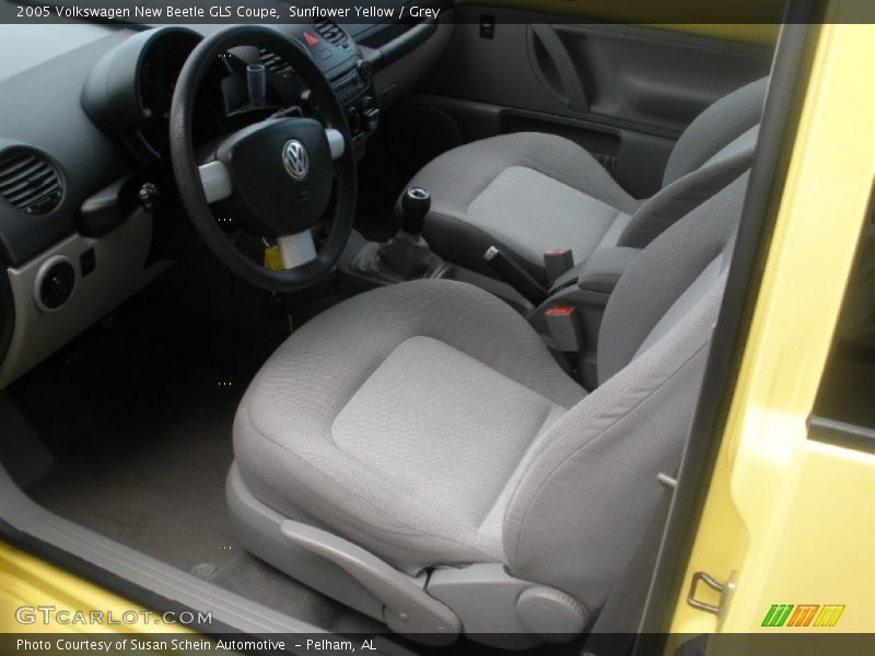 Sunflower Yellow / Grey 2005 Volkswagen New Beetle GLS Coupe