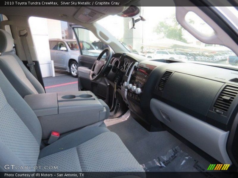 Silver Sky Metallic / Graphite Gray 2010 Toyota Tundra CrewMax