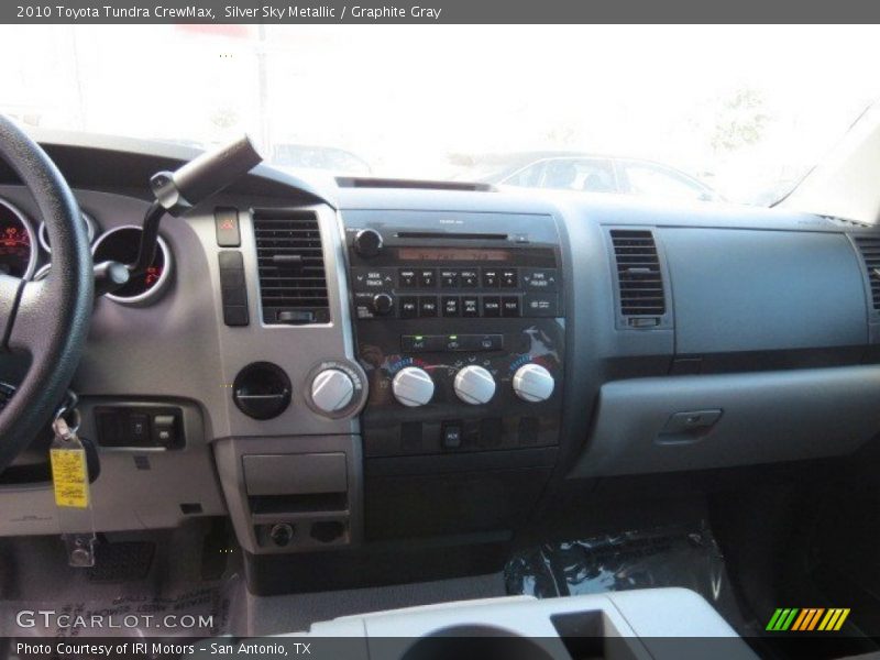 Silver Sky Metallic / Graphite Gray 2010 Toyota Tundra CrewMax