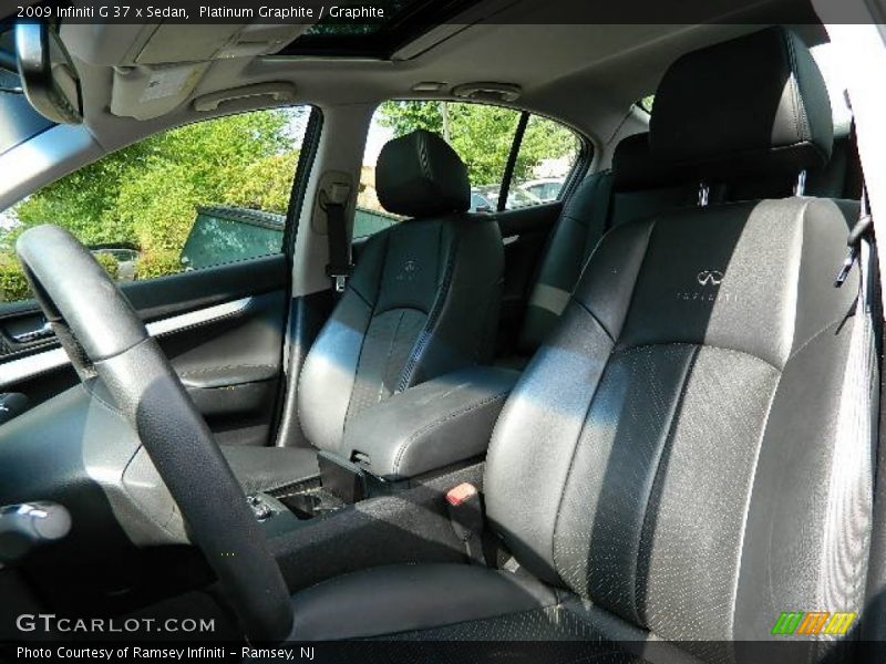 Platinum Graphite / Graphite 2009 Infiniti G 37 x Sedan