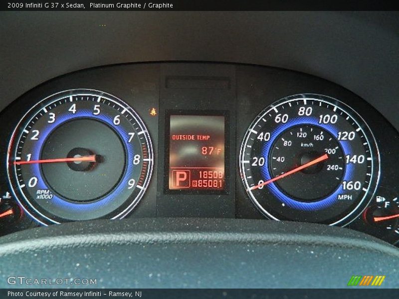 Platinum Graphite / Graphite 2009 Infiniti G 37 x Sedan