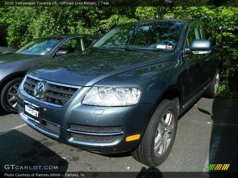 Offroad Grey Metallic / Teak 2005 Volkswagen Touareg V8