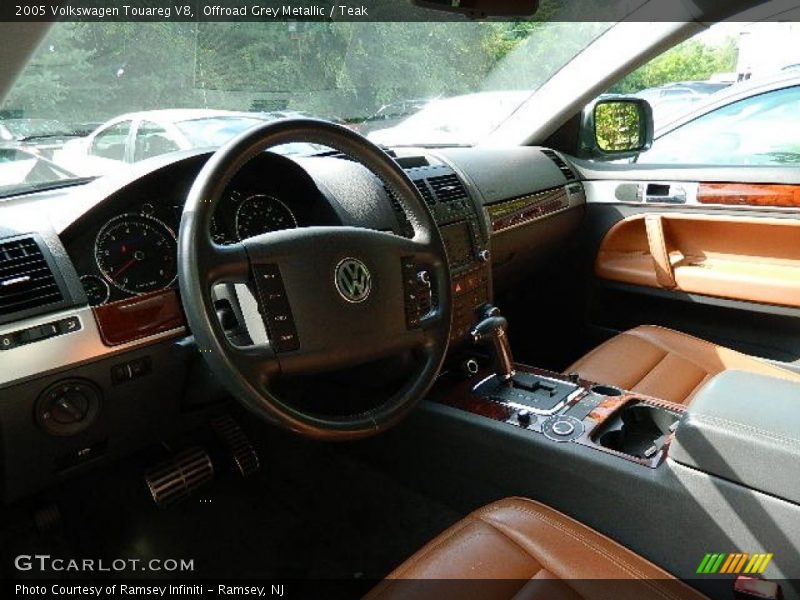 Offroad Grey Metallic / Teak 2005 Volkswagen Touareg V8