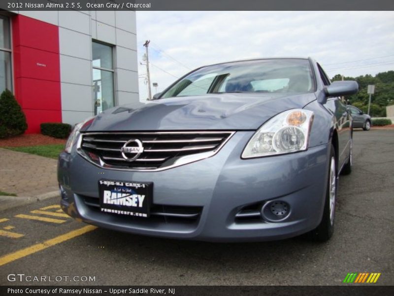 Ocean Gray / Charcoal 2012 Nissan Altima 2.5 S