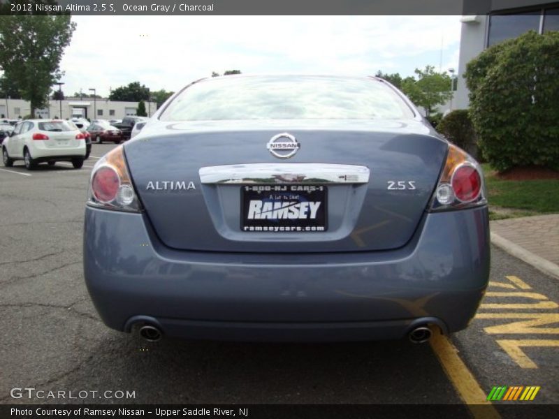 Ocean Gray / Charcoal 2012 Nissan Altima 2.5 S