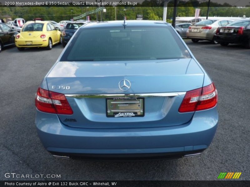 Quartz Blue Metallic / Almond Beige 2010 Mercedes-Benz E 350 Sedan