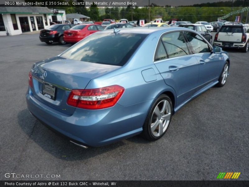 Quartz Blue Metallic / Almond Beige 2010 Mercedes-Benz E 350 Sedan