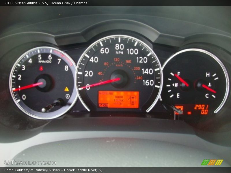 Ocean Gray / Charcoal 2012 Nissan Altima 2.5 S