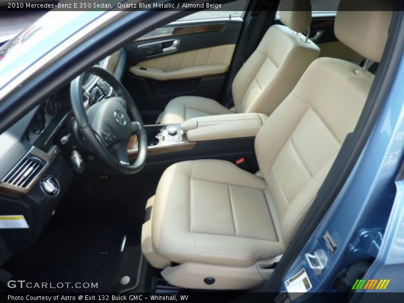 Quartz Blue Metallic / Almond Beige 2010 Mercedes-Benz E 350 Sedan