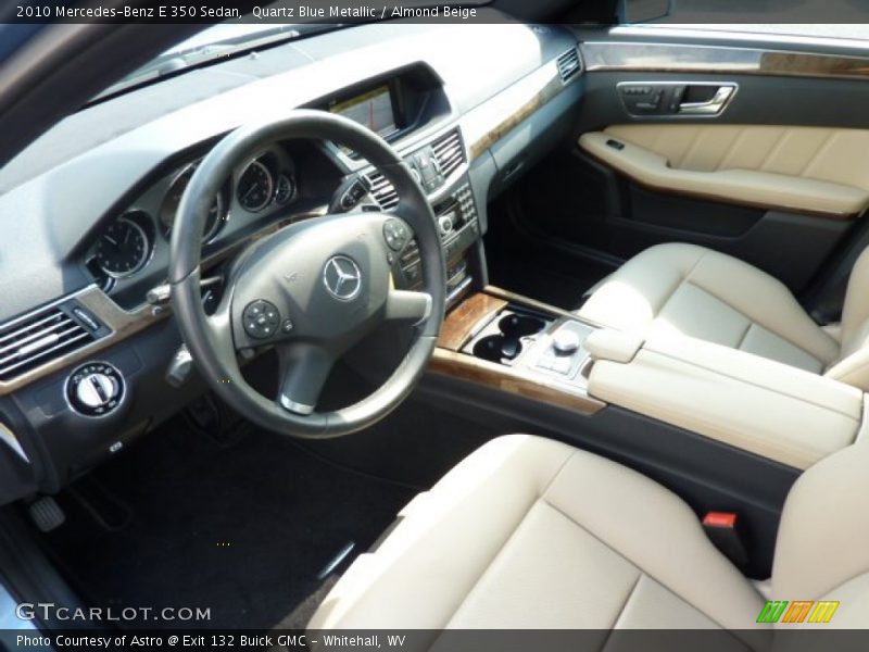 Quartz Blue Metallic / Almond Beige 2010 Mercedes-Benz E 350 Sedan