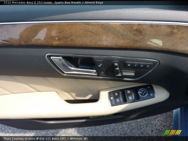 Quartz Blue Metallic / Almond Beige 2010 Mercedes-Benz E 350 Sedan