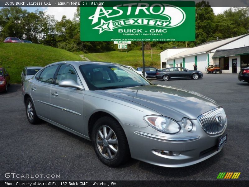 Platinum Metallic / Titanium 2008 Buick LaCrosse CXL