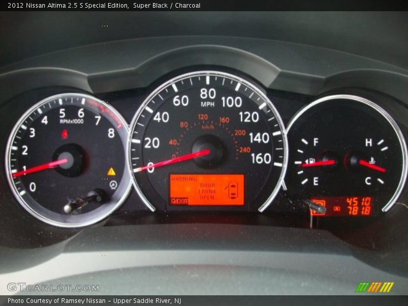Super Black / Charcoal 2012 Nissan Altima 2.5 S Special Edition