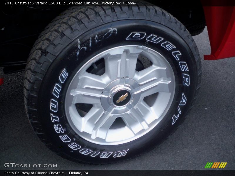 Victory Red / Ebony 2013 Chevrolet Silverado 1500 LTZ Extended Cab 4x4