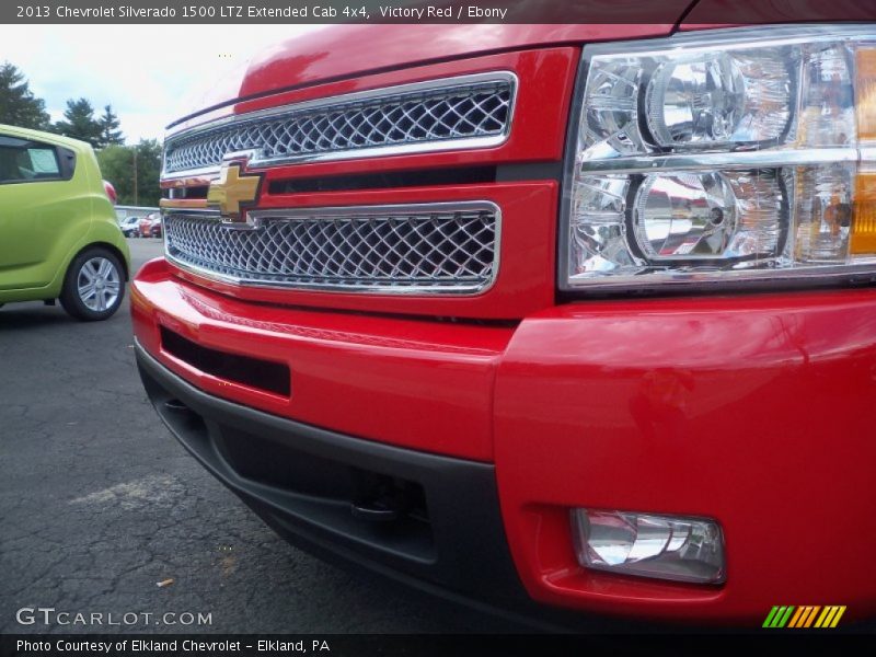 Victory Red / Ebony 2013 Chevrolet Silverado 1500 LTZ Extended Cab 4x4