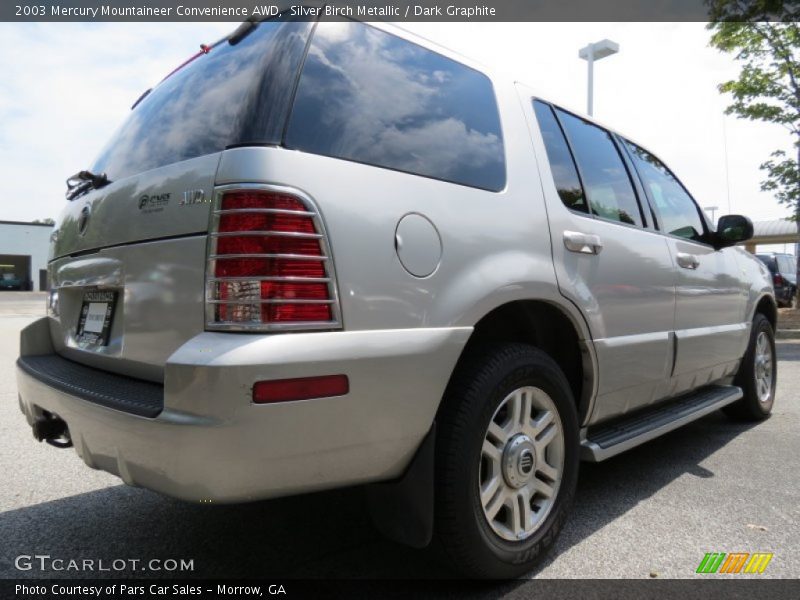 Silver Birch Metallic / Dark Graphite 2003 Mercury Mountaineer Convenience AWD