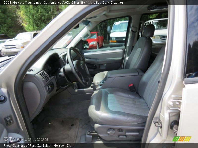 Silver Birch Metallic / Dark Graphite 2003 Mercury Mountaineer Convenience AWD
