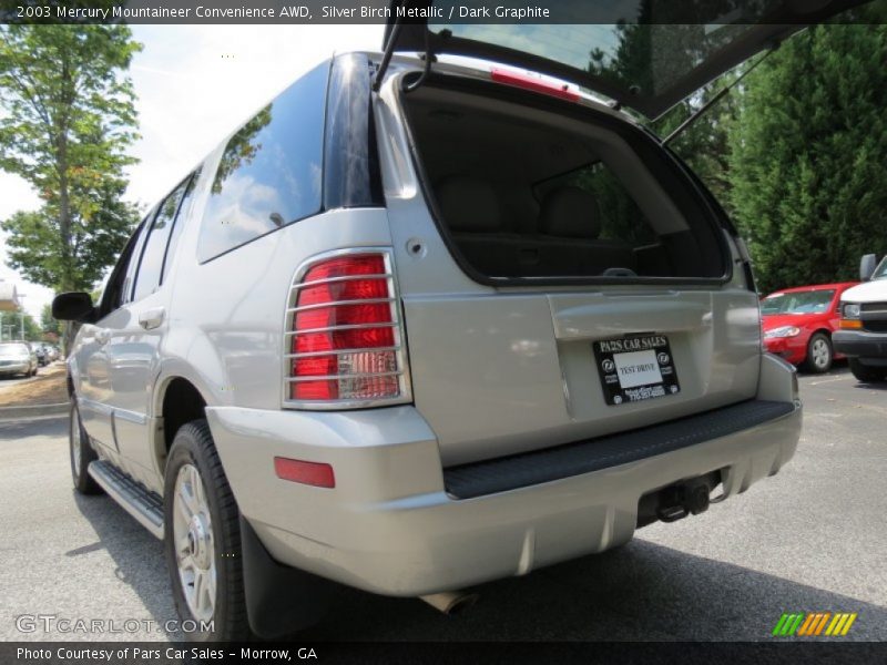 Silver Birch Metallic / Dark Graphite 2003 Mercury Mountaineer Convenience AWD