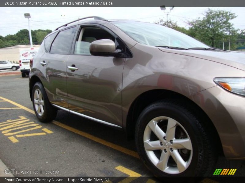 Tinted Bronze Metallic / Beige 2010 Nissan Murano SL AWD